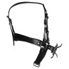 Ouch! Xtreme Bâillon avec Crochet nasal Gag Cross noir